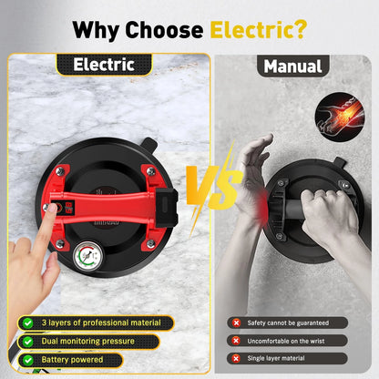 2X Electric Glass Suction Cups for Tile Lifting