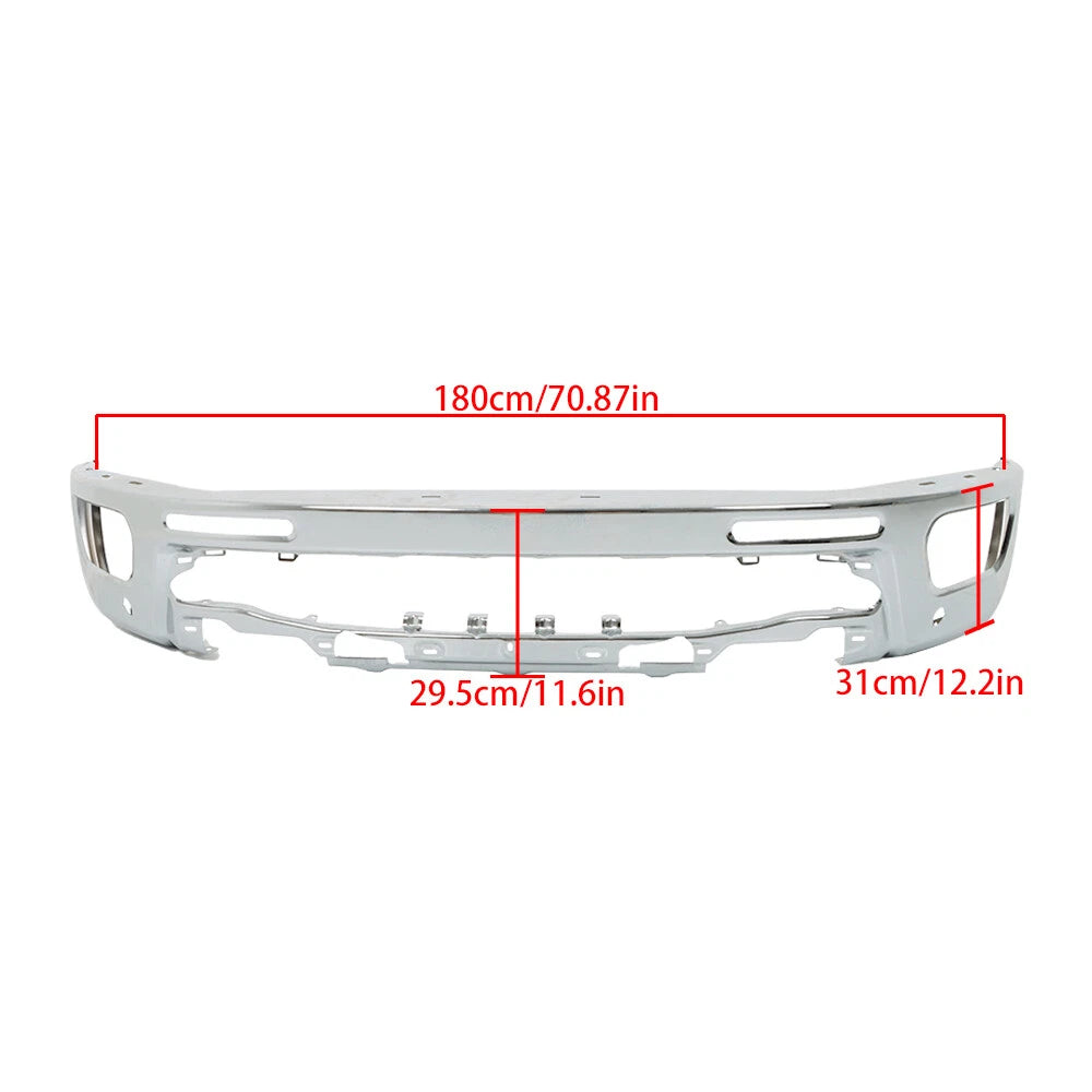 Chrome Front Bumper for Ford Ranger (2019–2023) TFP264040TP