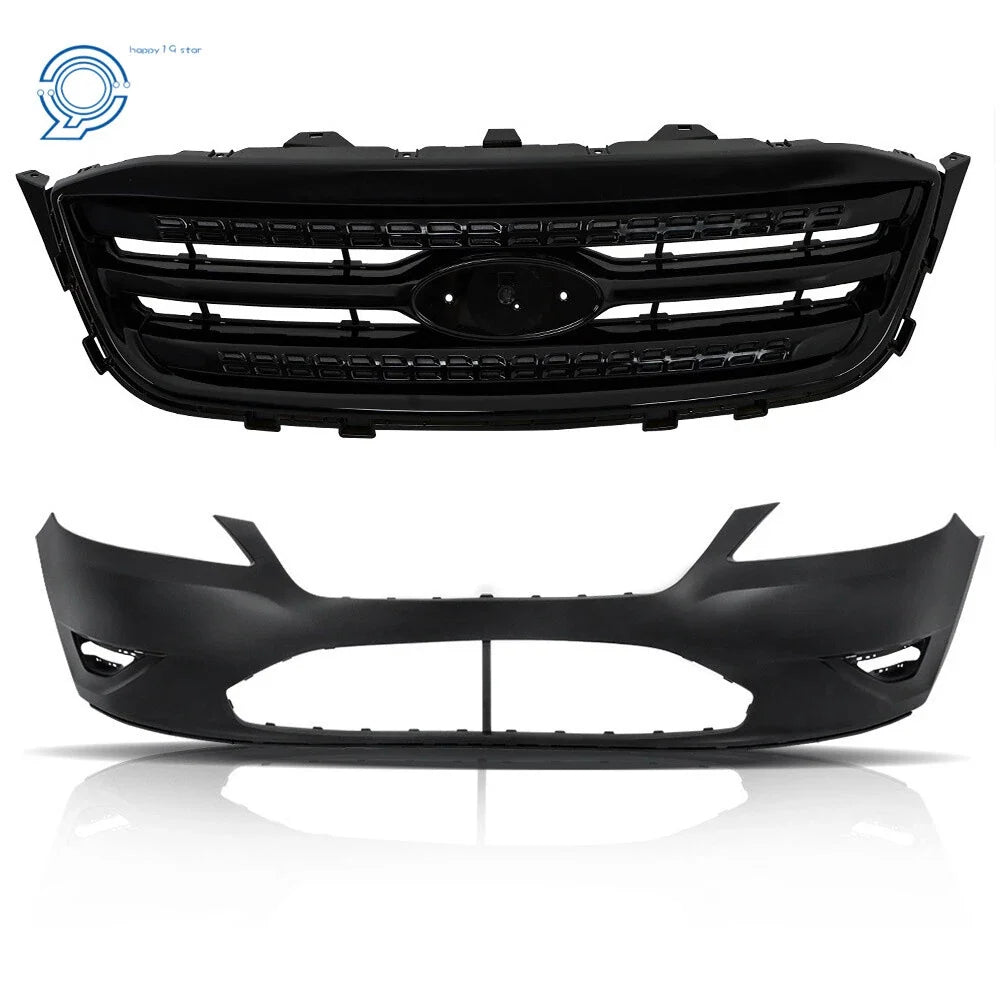 Front bumper cover + grille for Ford Taurus (2010–2012)