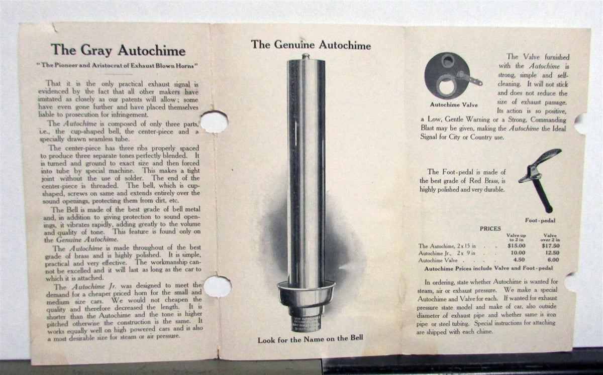 1907 Autochime Little Horn for Classic Cars (1907)