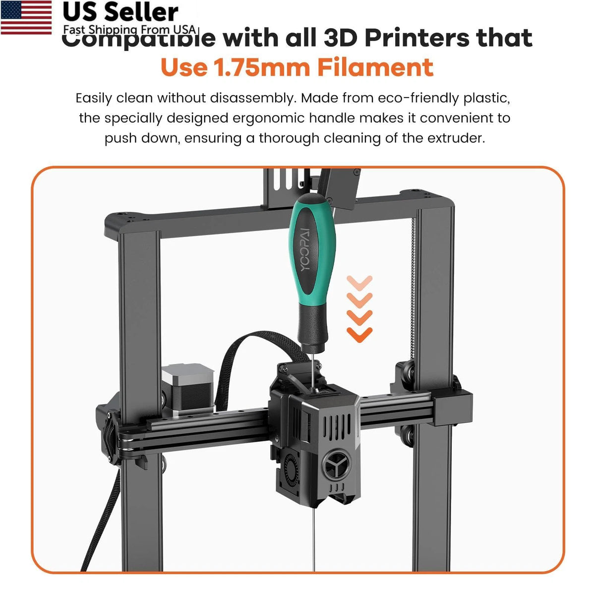 3D Printer Nozzle Cleaning Kit for YOOPAI