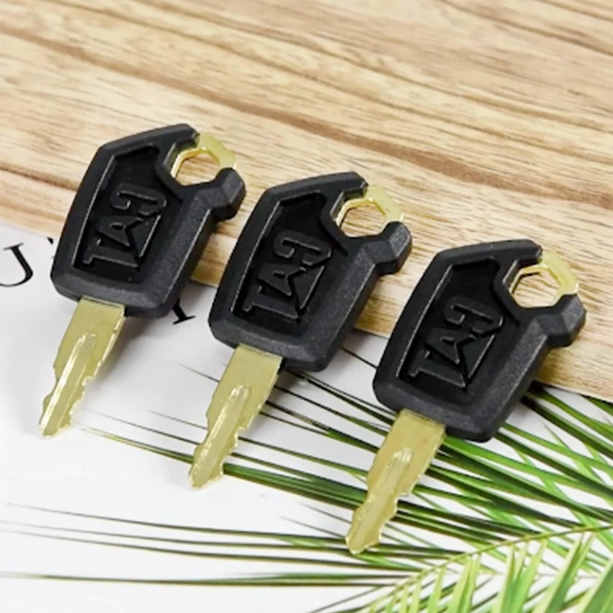 30-Pack Heavy Equipment Ignition Keys for CAT