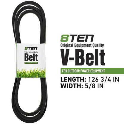 8TEN Deck Belt for AYP Husqvarna YT42XLS YTH2242 YTH2242TDF (574845601, 07239300, TCU18849)