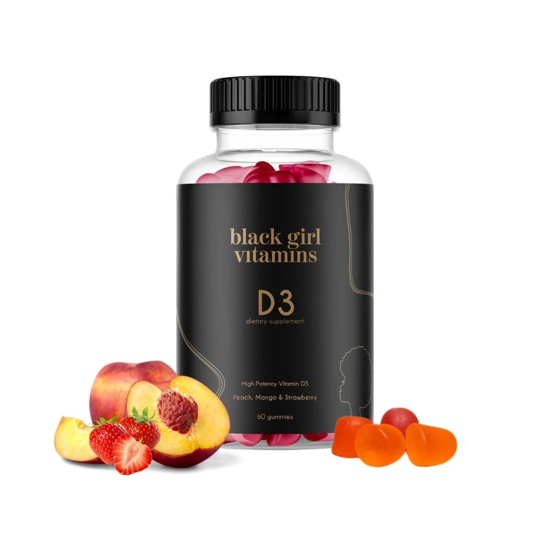Vitamin D3 Gummies for Black Girl Vitamins (60 Count)