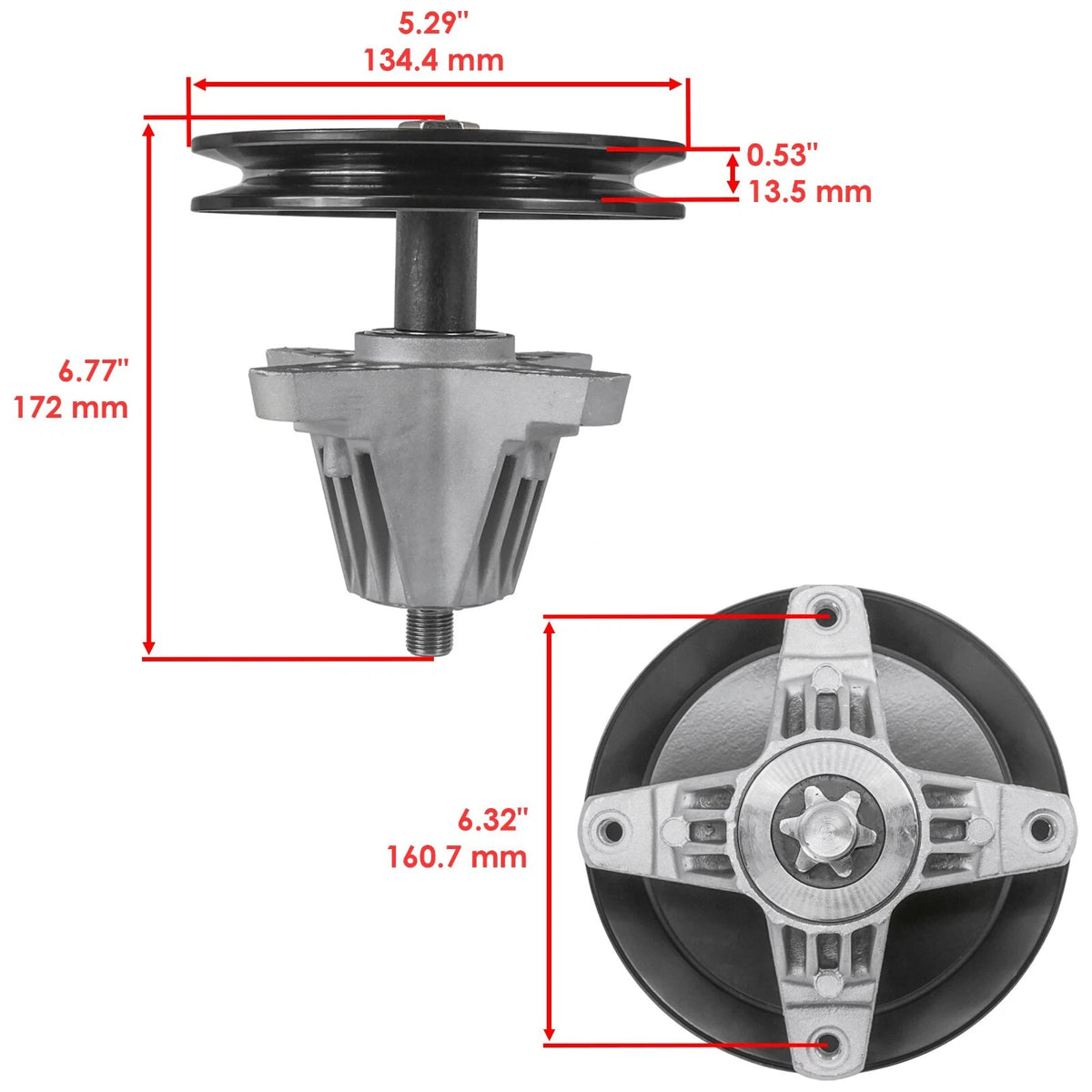 Spindle Assembly for MTD Troy-Bilt (No Known Part Numbers)