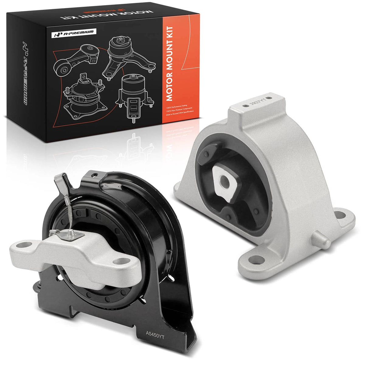 2X Engine Motor & Transmission Mount for Dodge Caravan (2003–2007) 4861308AC, 4861273AA, 5110076AB