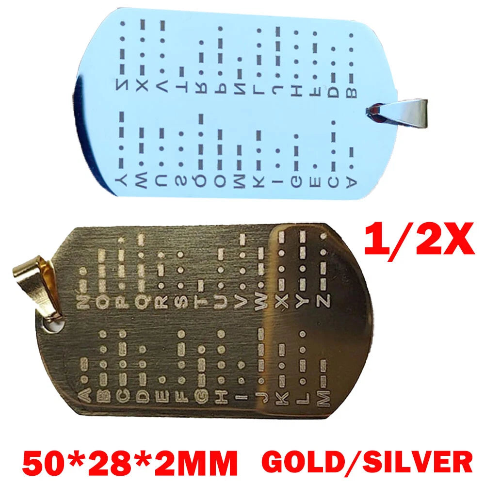 1/2PC Morse Code Commemorative Coin for Training