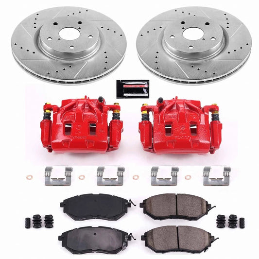Power Stop Z23 Evolution Sport Brake Kit for Subaru Legacy (2015–2018) TLX-psbKC4603-CL360A71