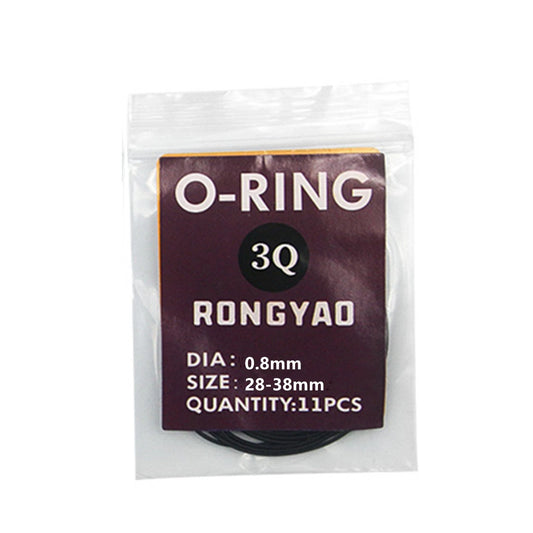 0.8mm Waterproof Rubber O-Ring Gaskets for Watch Repair