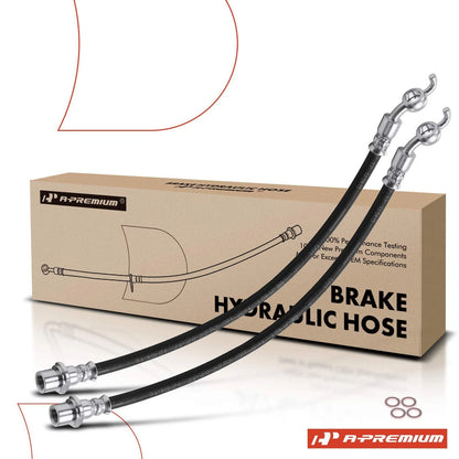 2X Front Brake Hydraulic Hose for Lexus IS250 (2014–2015) 9094702H03, 2207216