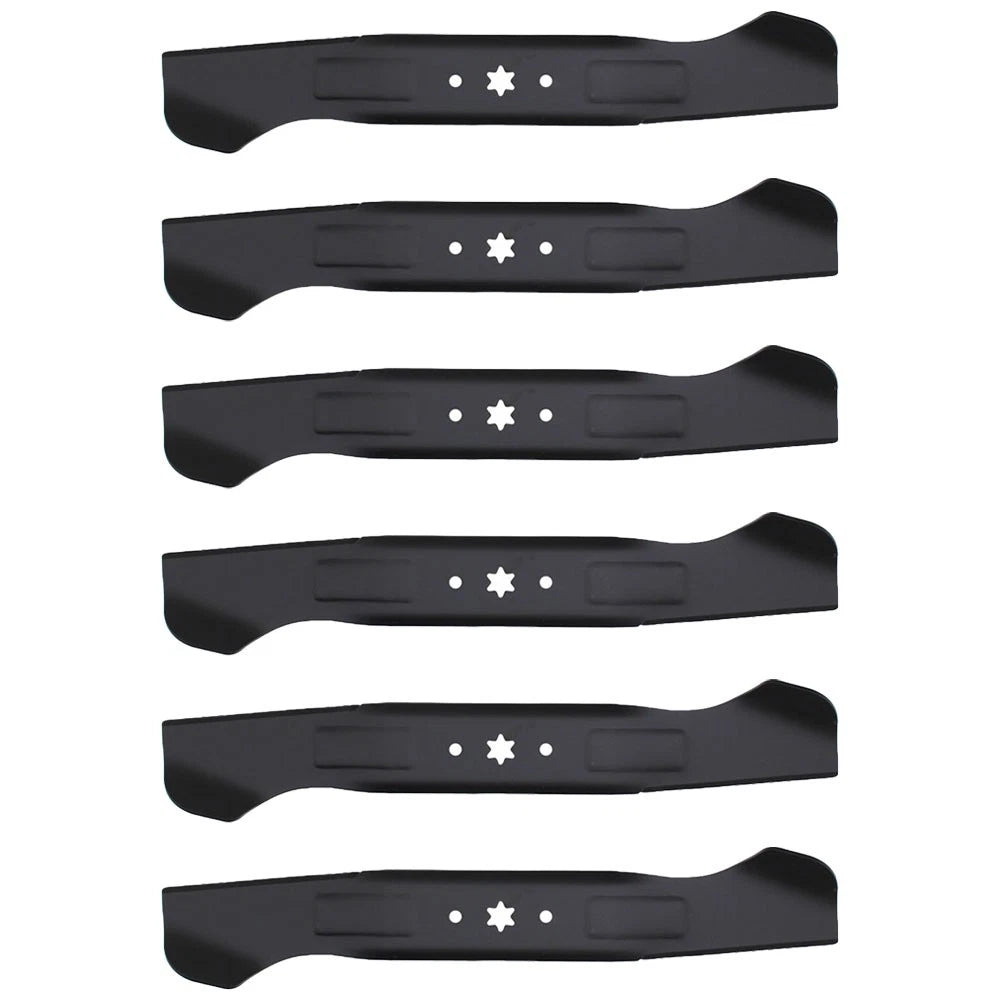 Set of 6 Interchangeable High Lift Mower Blades for Cub Cadet, Yardman