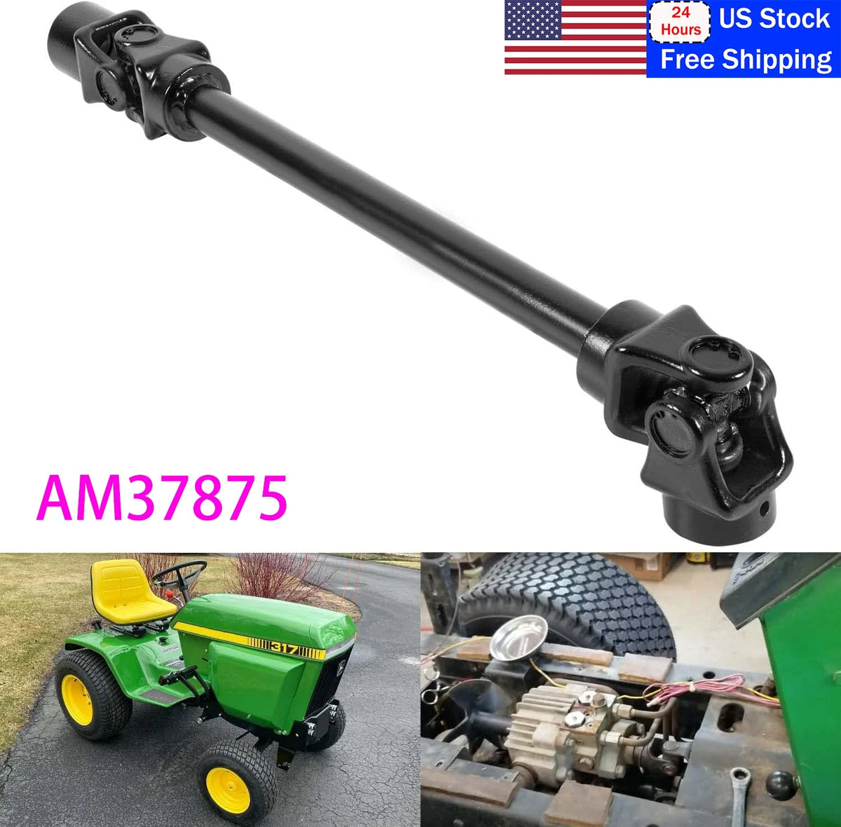 Drive Shaft for John Deere 317 Tractor (670, 770, 870, 970, 790)
