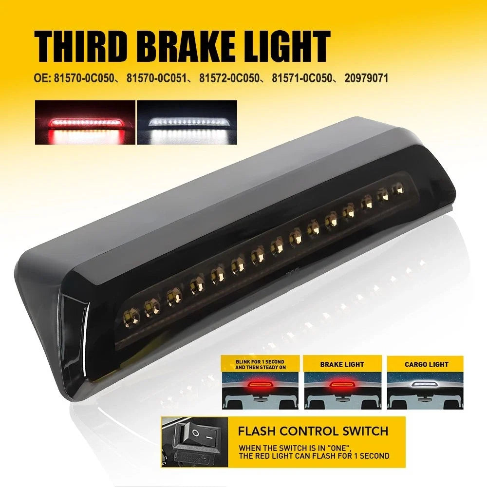 Third Brake Light - LED Smoked for Toyota Tundra 2007-2021
