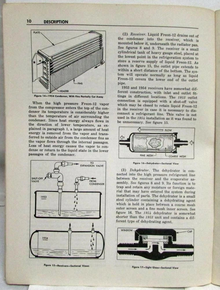 Air Conditioning Service Shop Manual for Buick (1953–1954)