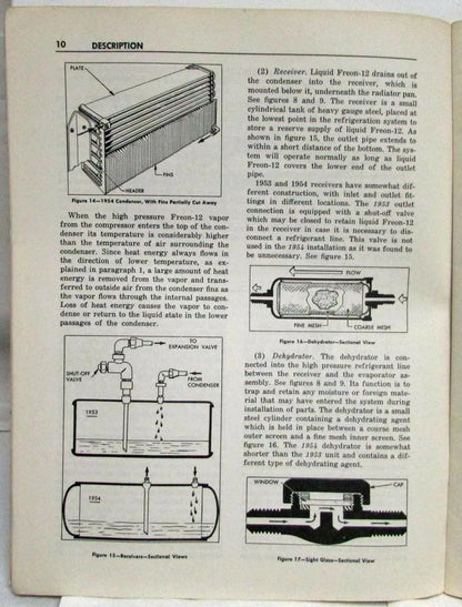 Air Conditioning Service Shop Manual for Buick (1953–1954)