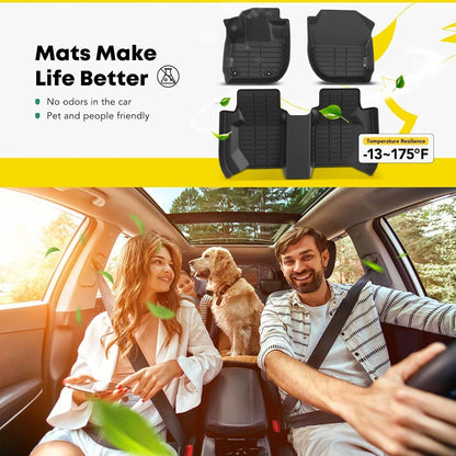 Floor Mats Set of 3 for Honda Fit (2014–2020) 18089803