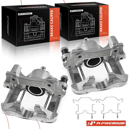 A-Premium Pair Rear Brake Calipers w/Bracket for Lexus IS250 GS300 (2010–2013)