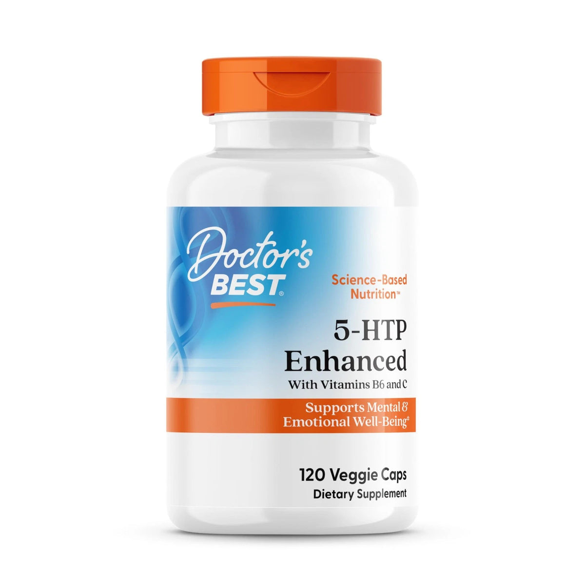 5-HTP Enhanced with Vitamins B6 & C for Doctors Best (120 Count)