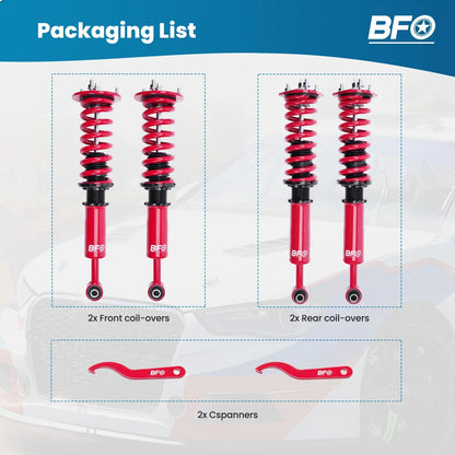 Coilover Kit for Lexus IS350/IS250 RWD (2006–2013)