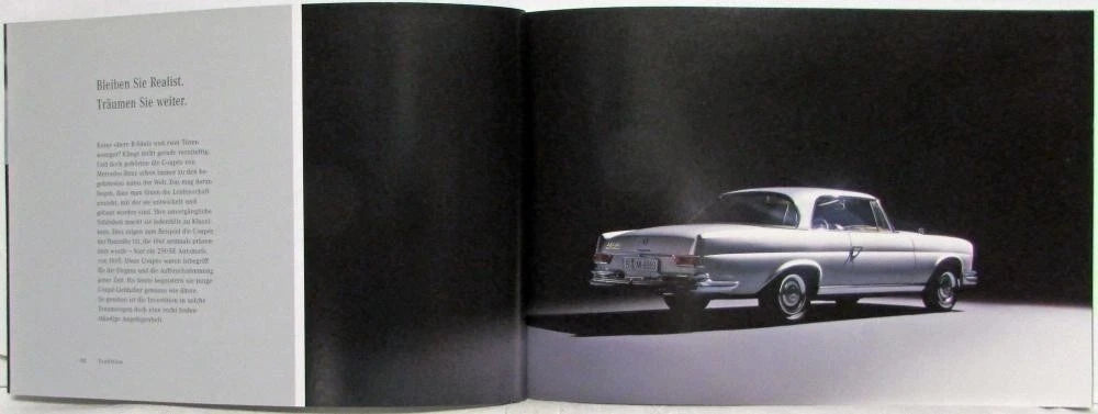 Mercedes-Benz CLK-Class Coupe Sales Brochure (2004) - German Text