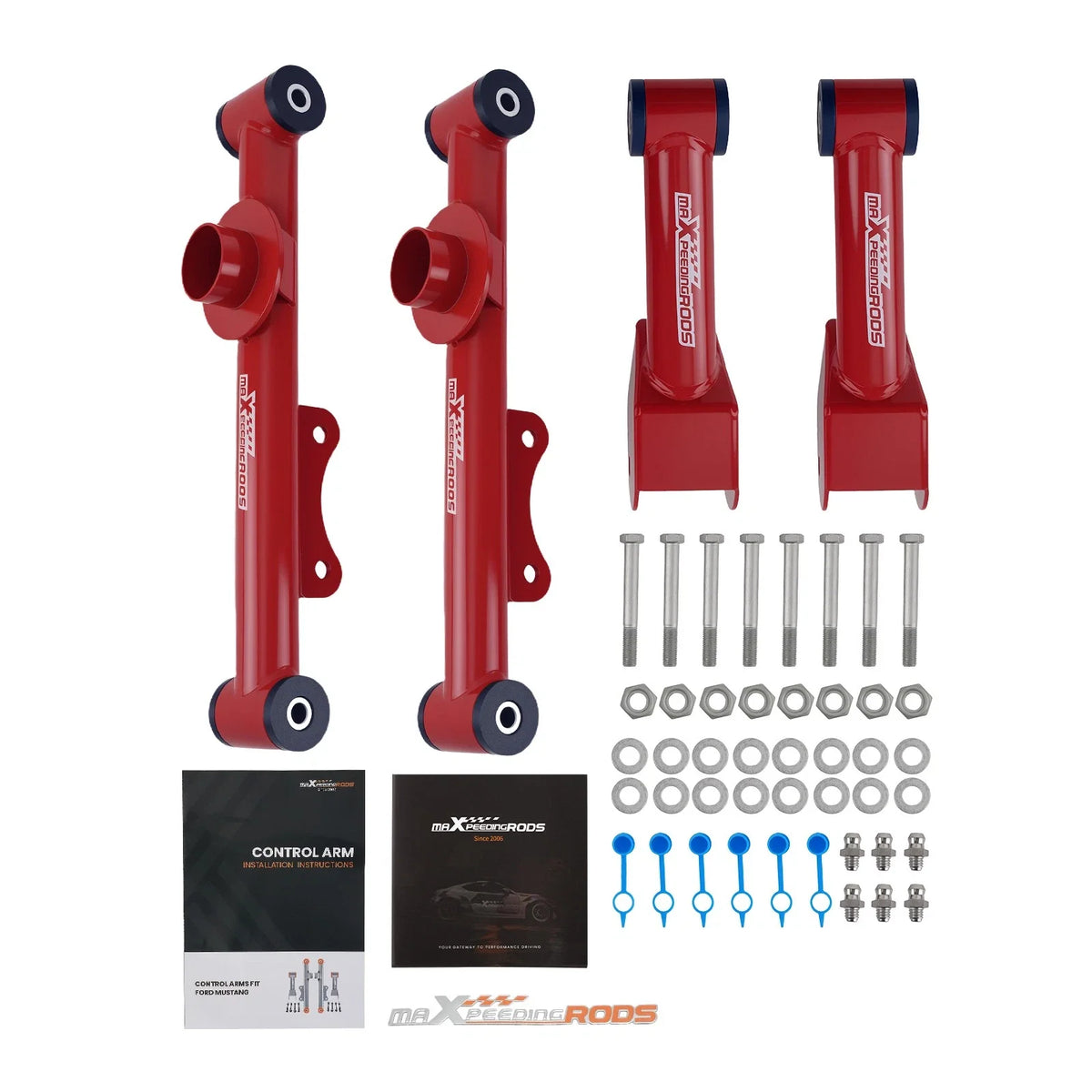 Upper and Lower Rear Control Arm Kit for Mustang/Cobra 1979-2004