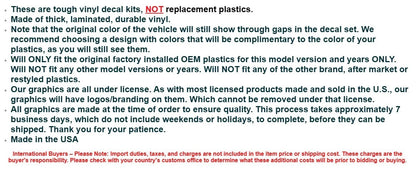 Snowmobile Graphics Kit Decal for Arctic Cat ZR 200 (2018–2024) P-ARC-ZR200-18-REAPV2-GR