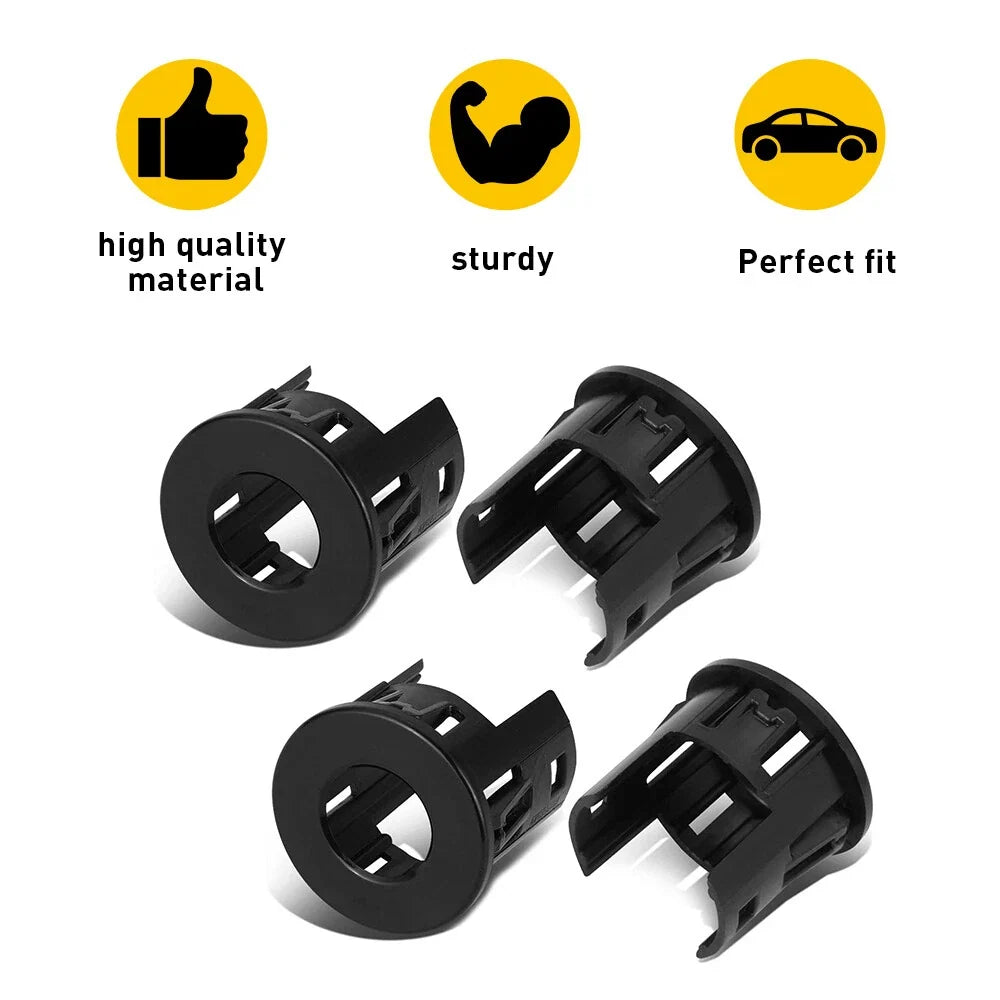 Set of 4 Parking Sensor Bezels for 2014-2018 Dodge Ram 1500 2500 3500
