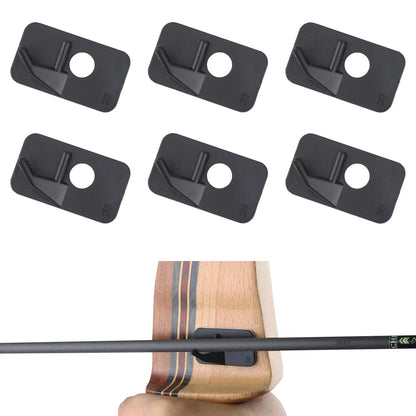 Set of 6 Recurve Arrow Rests for Right Hand Recurve Bows