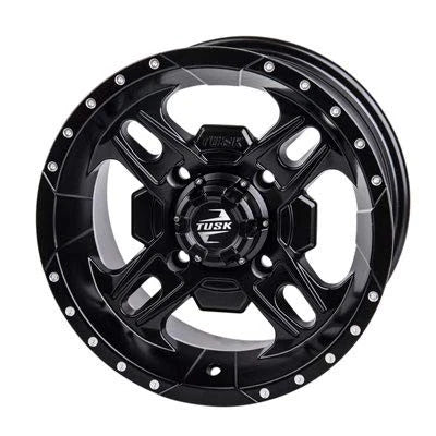 Tusk Beartooth Wheel 12x7 Matte Black for ATV (185-277-0017)