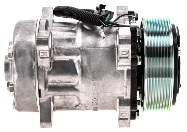 AC Compressor SD7H15 for - 8 Groove Poly Clutch, 12V