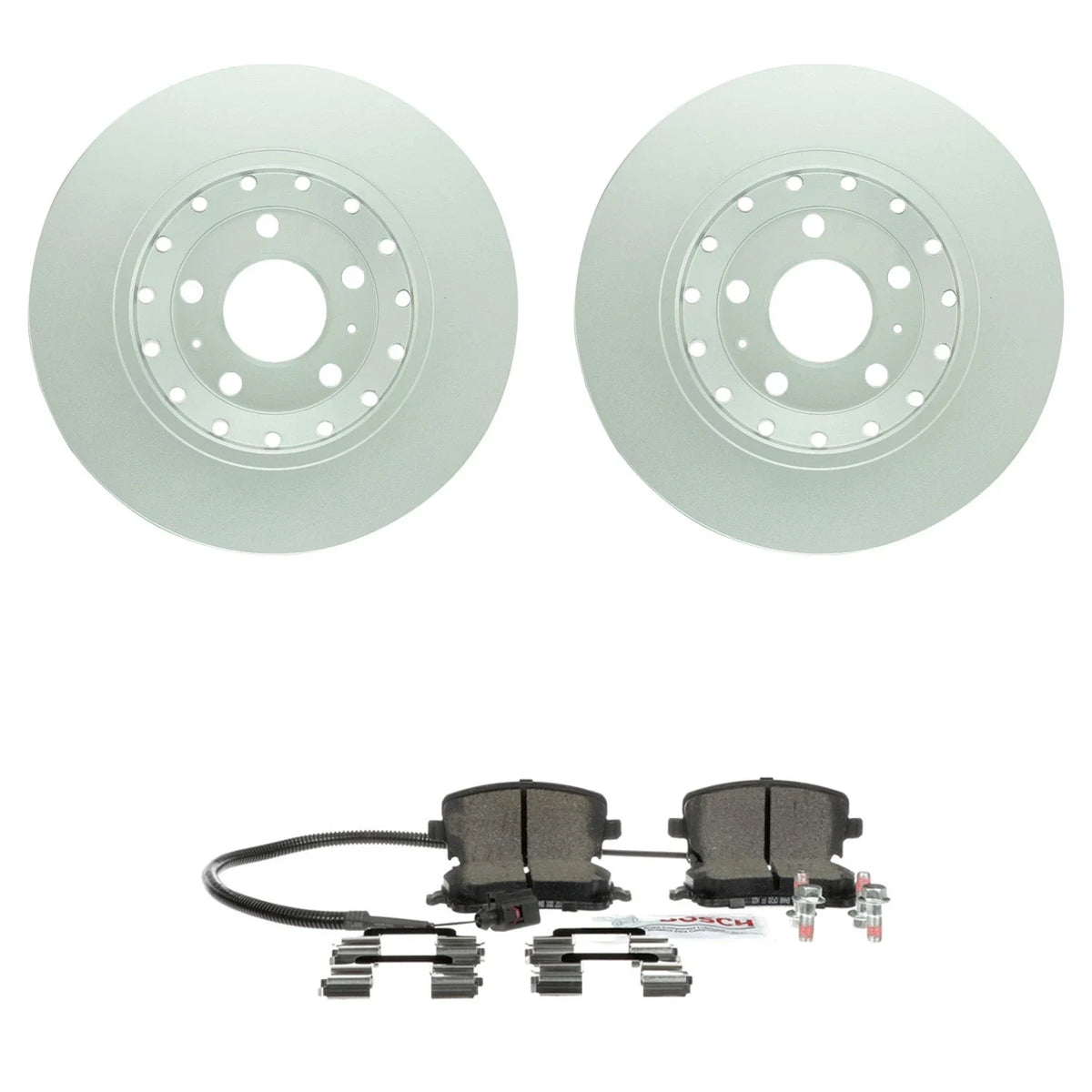 Bosch Quietcast Brake Pad & Rotor Kit for Audi A8 Quattro (2004–2010)