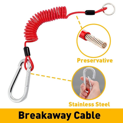 Breakaway Trailer Cable Safety Rope for Trailer (Replace)