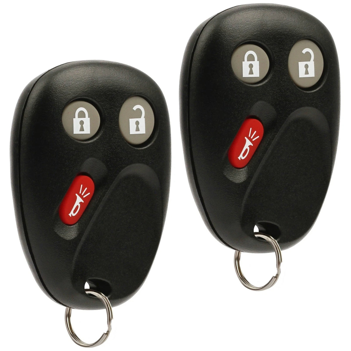 Set of 2 Keyless Entry Key Fob for Chevy GMC Cadillac Hummer (2003–2006)