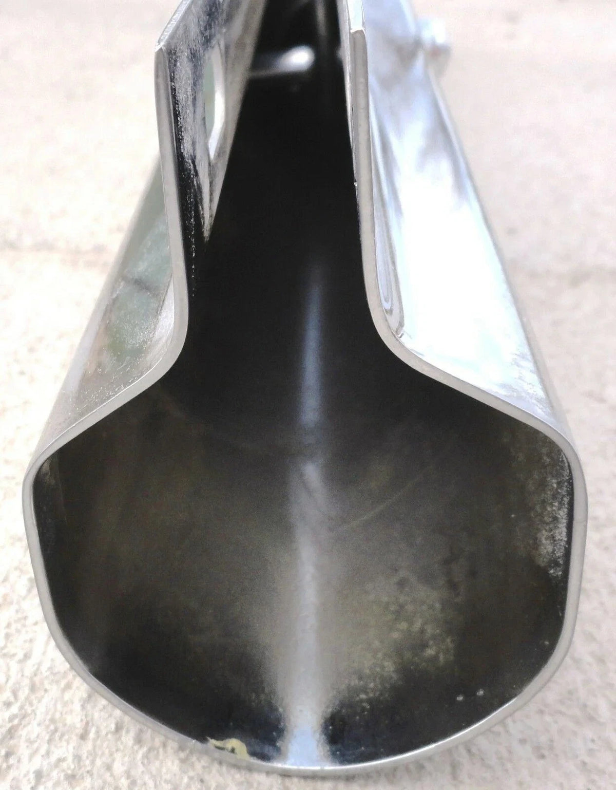 Set of 2 Spring Loaded Mud Flap Hangers for 2” Bolt Pattern Chrome (UP#10668)
