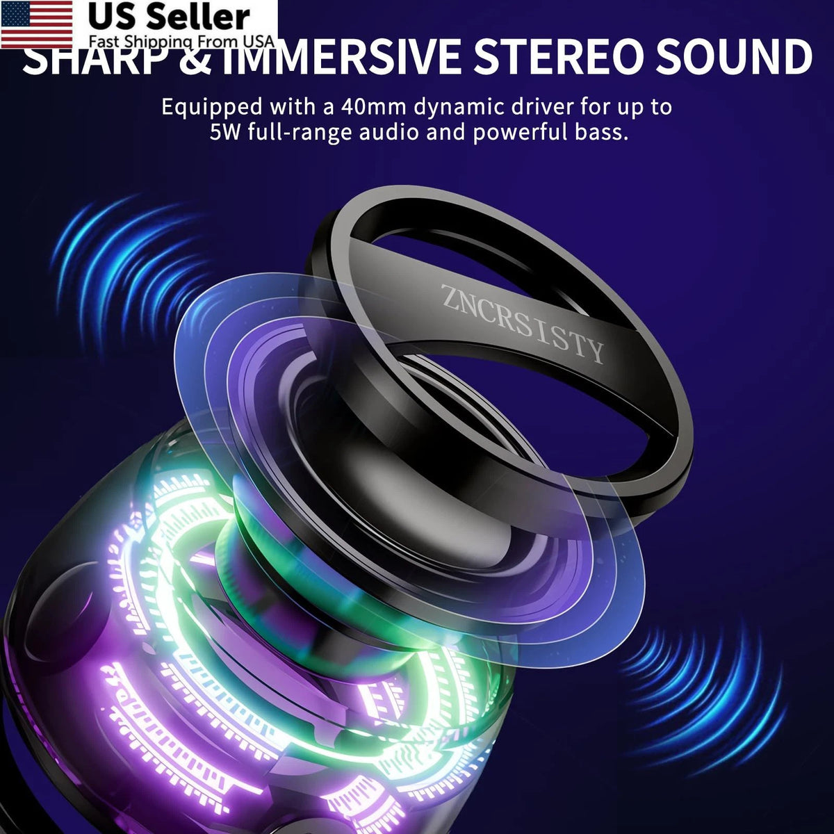 2X Magnetic Bluetooth Speaker for Universal Use (Portable Mini)