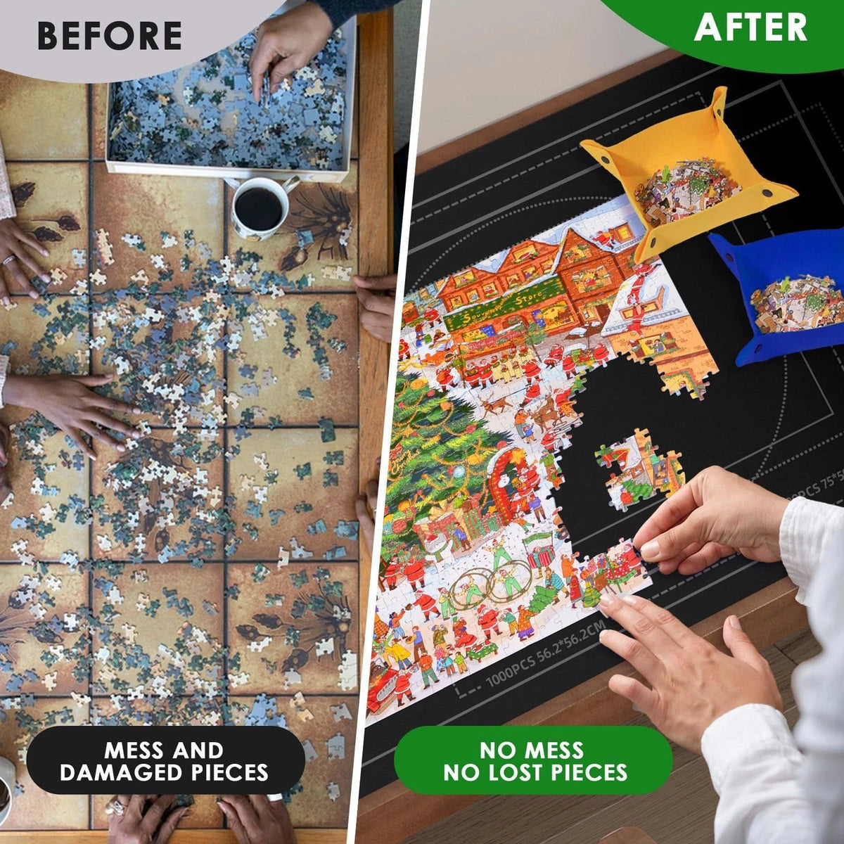 Puzzle Mat Roll Up for Jigsaw Puzzles (2000 pcs)
