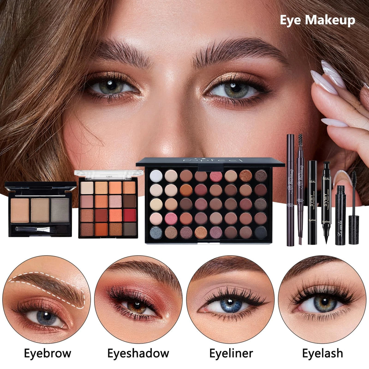 Makeup Kit for Women - Full Multicolor Set