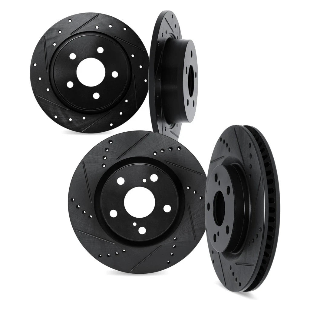 Brake Rotor Set for Honda Accord (2018–2022) ALX-PAU-DF-8004-59040-CLA1, Drilled & Slotted