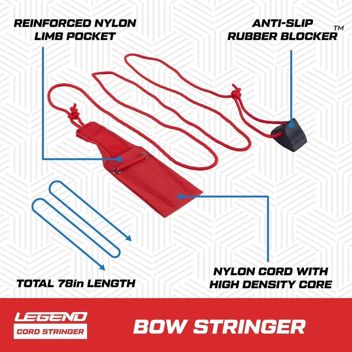 Archery Cord Bow Stringer for Traditional Limbsaver