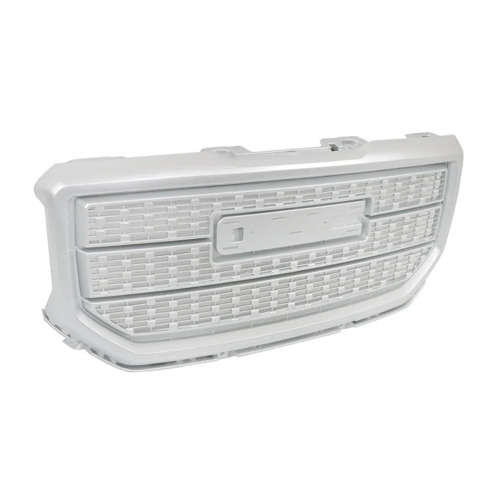 Silver ABS Front Grille for GMC Sierra 1500 (2016–2018)