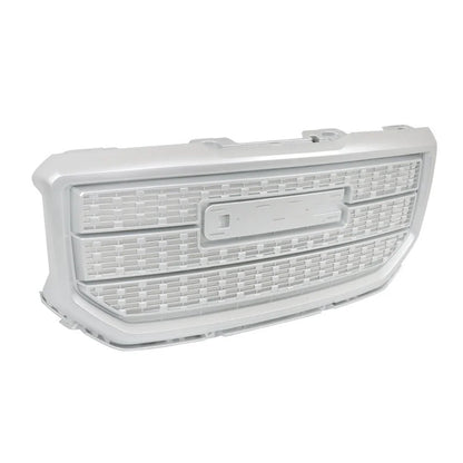 Silver ABS Front Grille for GMC Sierra 1500 (2016–2018)