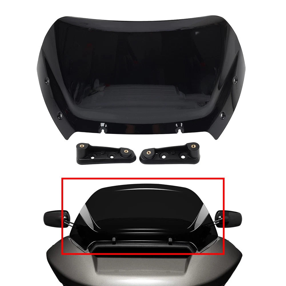 12" Windshield for Harley Touring Road Glide CVO (2023–2024) Black