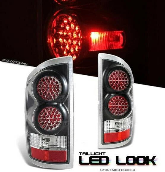 LED Black Brake Tail Light for Dodge Ram 1500 2500 3500 (2002–2006) NTR6120B