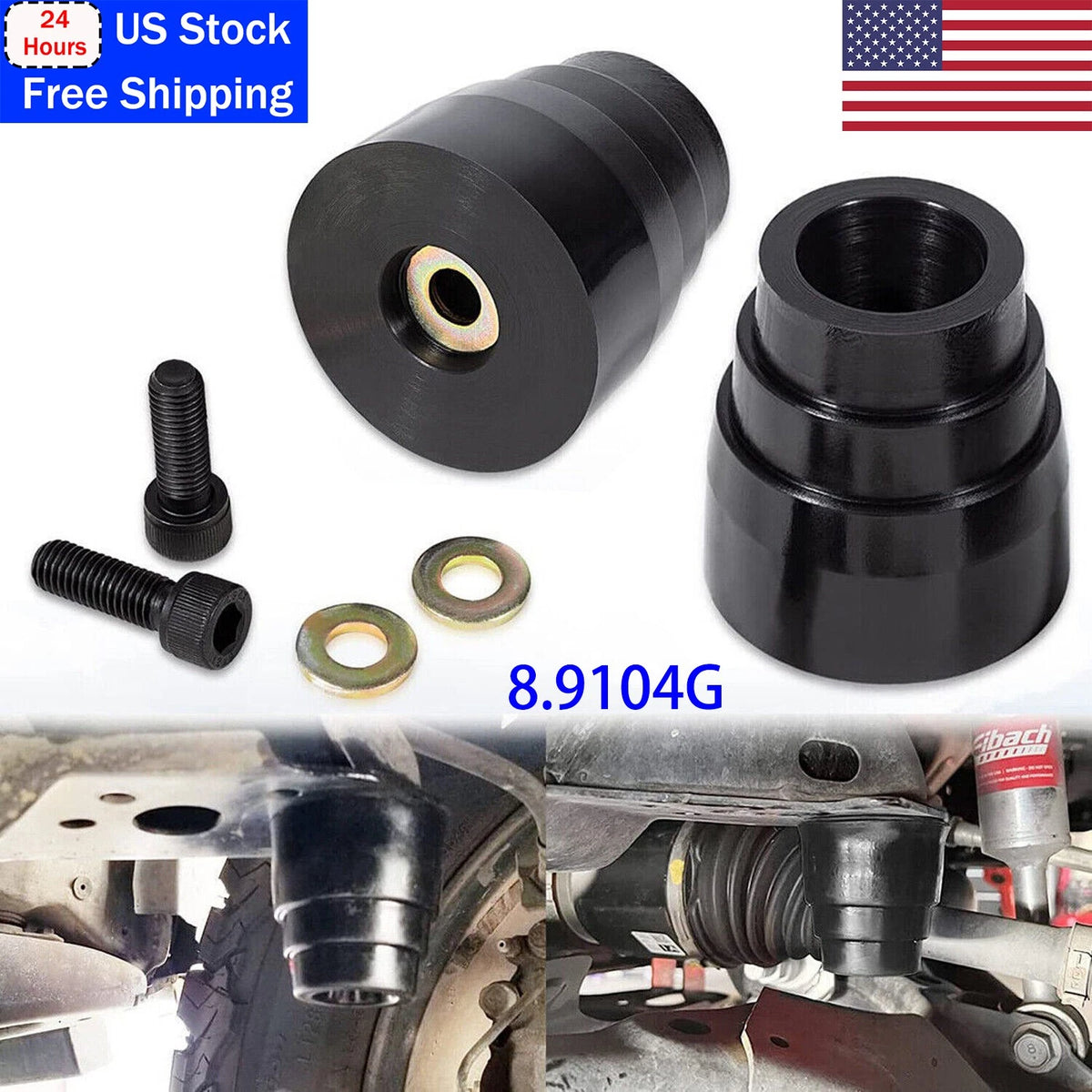 Set of 2 Bump Stops for Toyota 4Runner (1996–2009) 8.9104G