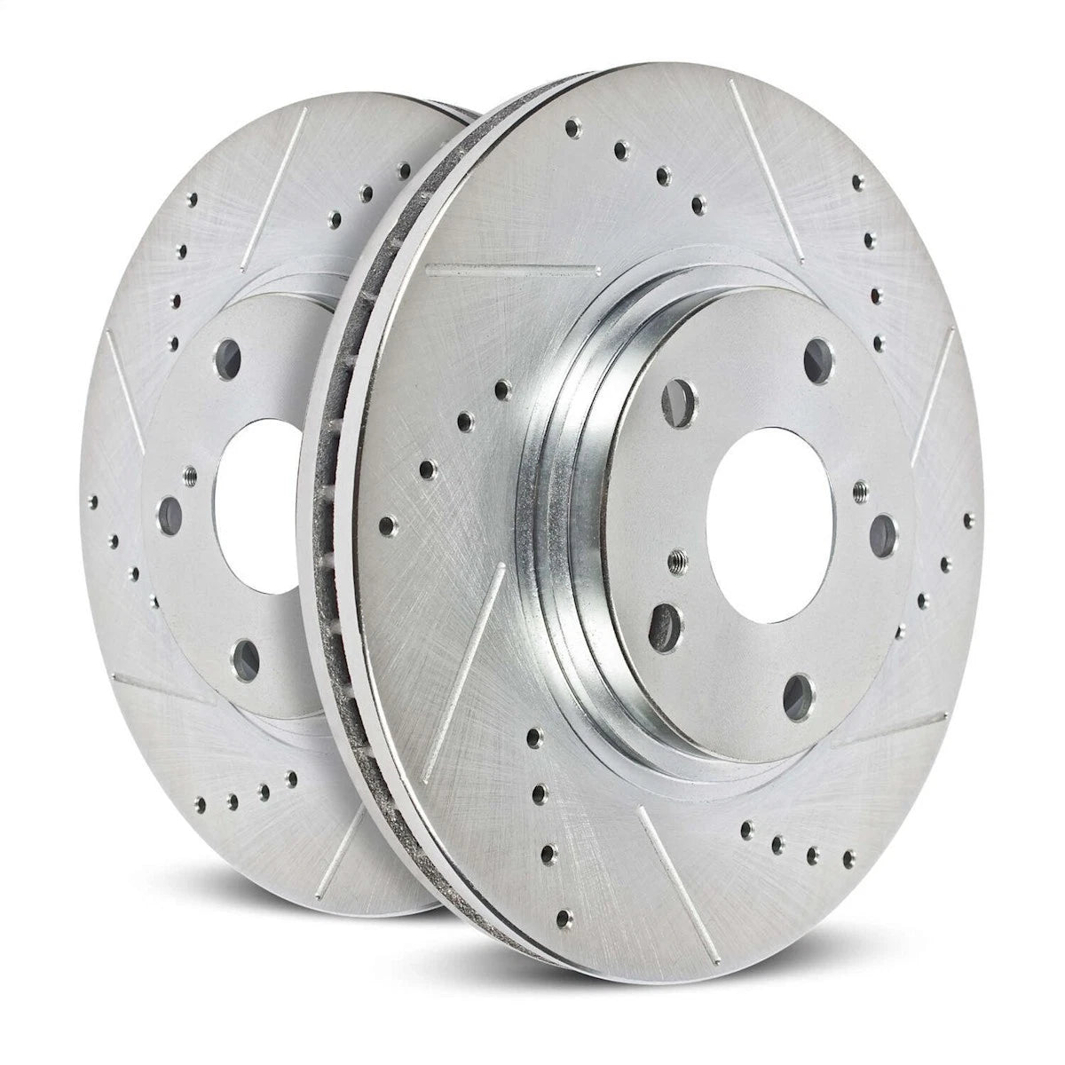 2X Powerstop AR8193XPR Brake Discs Front for Ford Focus (2008–2011)