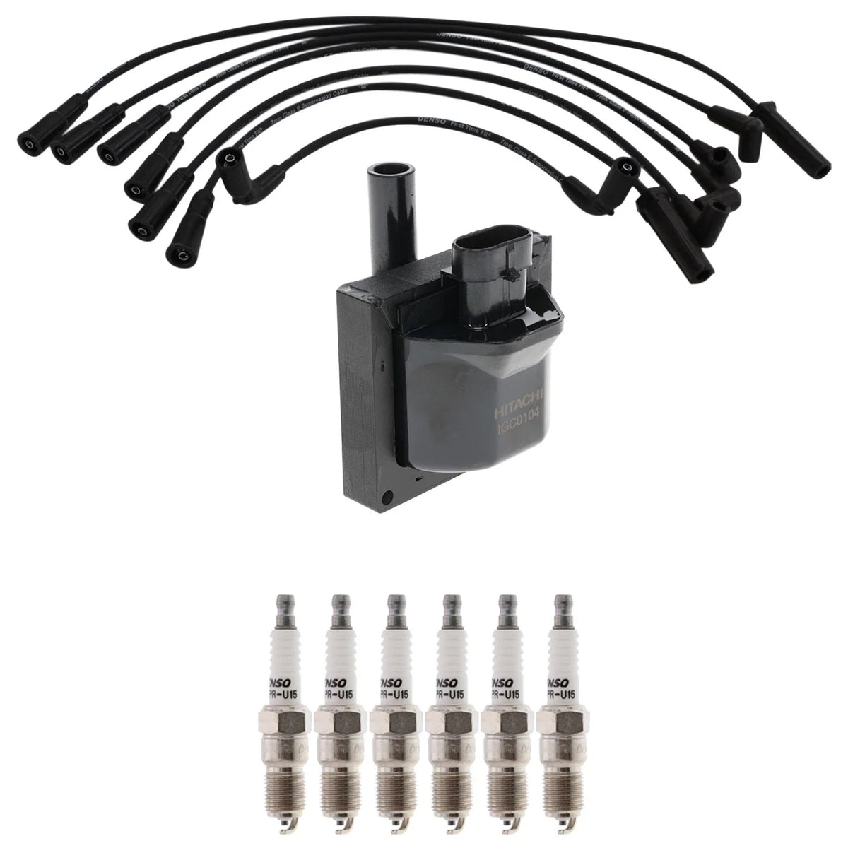 Ignition Coil & Spark Plug Wire Set for Chevrolet Blazer V6 (1995–2005)