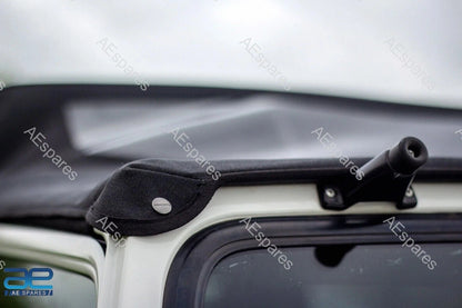 Flat Soft Top for Suzuki Samurai (Wide Openable Window, Long Body)