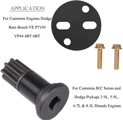 Injection Pump Gear Puller & Engine Barring Tool Set for Dodge Diesel