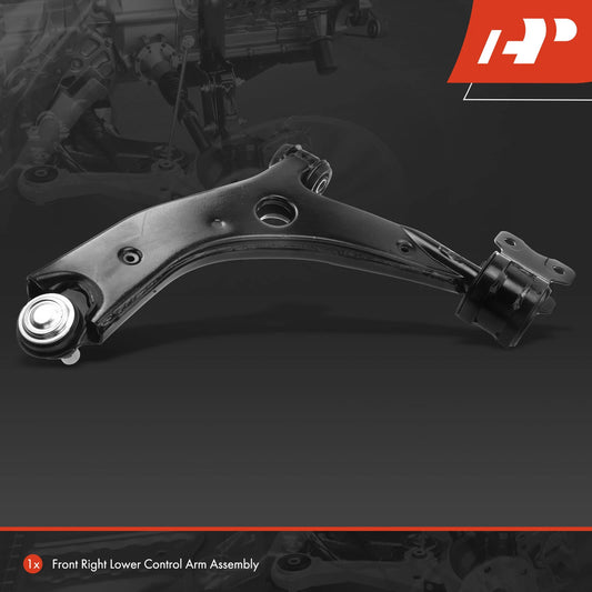 Front Right Lower Control Arm w/ Ball Joint for Mazda 3 (B32H34300D, B32H34300E, B37F34300B, C51334300, K620040, RK620040)