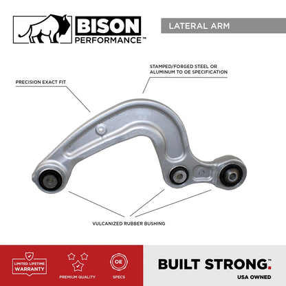 Bison Performance Rear Passenger RH Lower Forward Lateral Control Arm for Audi